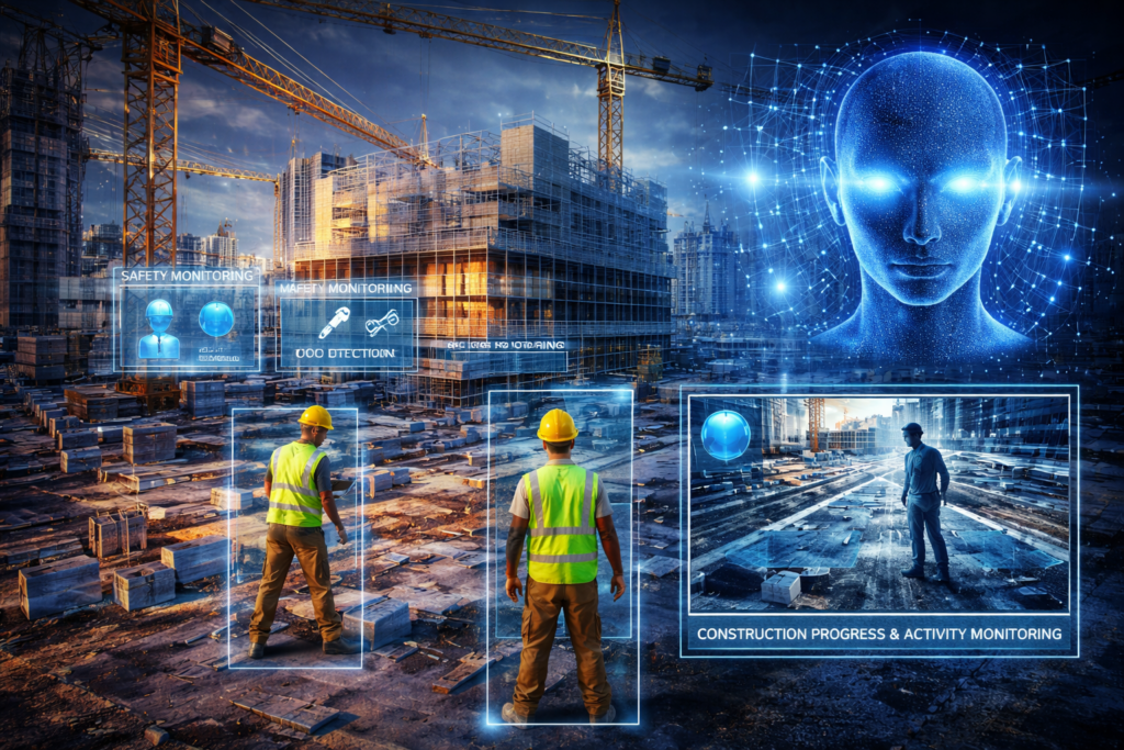 ai powered construction site monitoring